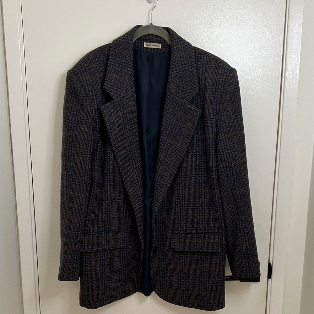 Nordstrom Vintage Brass Plum BP Blazer Size Large